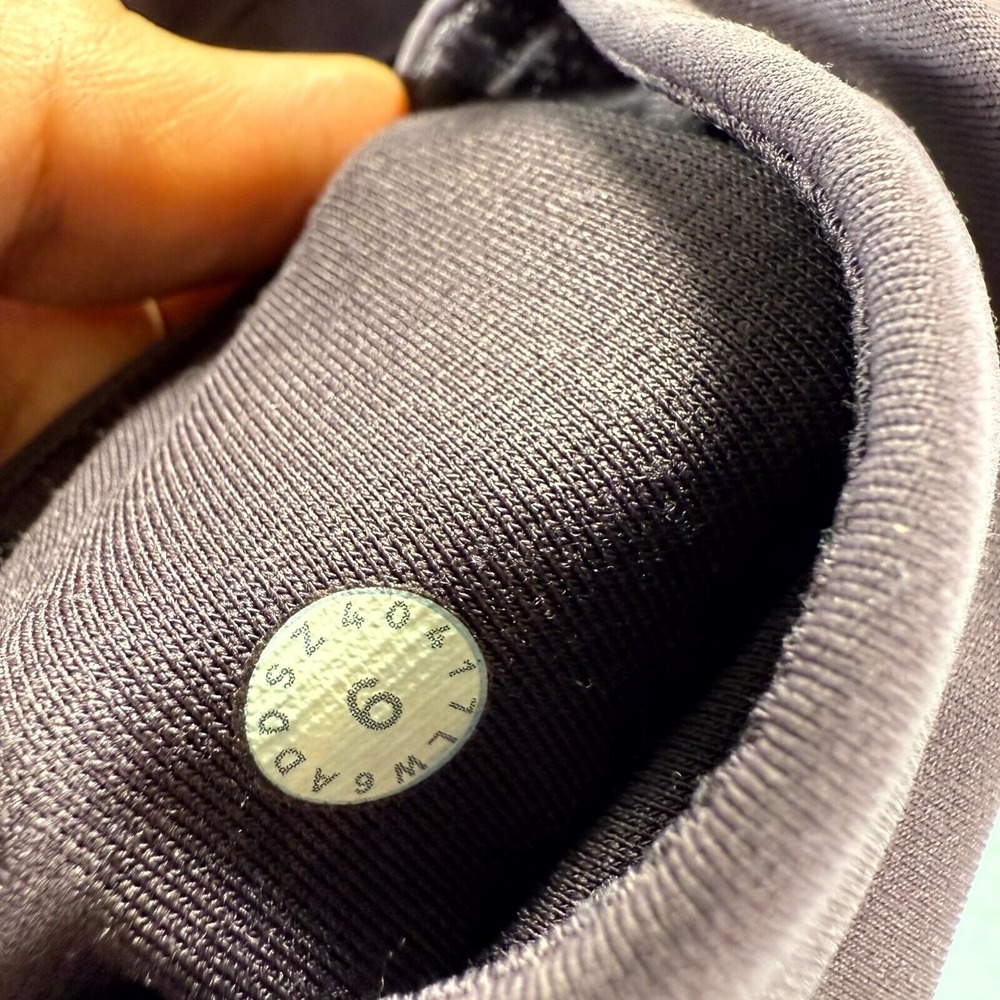Lululemon Train Times Crop 17" Leggings Women's 6 Black Currant Full-On Luxtreme - Picture 9 of 10
